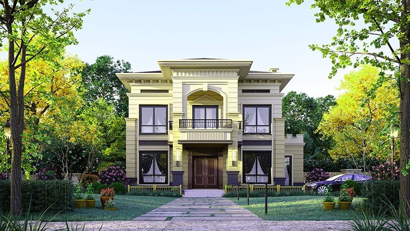 宜宾中式合院住宅，开放庭院与邻里乡亲更亲近